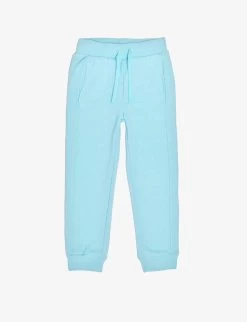 Benetton Logo-print Tapered-leg Mid-rise Cotton-blend Jogging Bottoms 6-14 Years