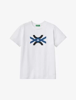 Benetton Logo-print Short-sleeve Cotton T-shirt 6-14 Years