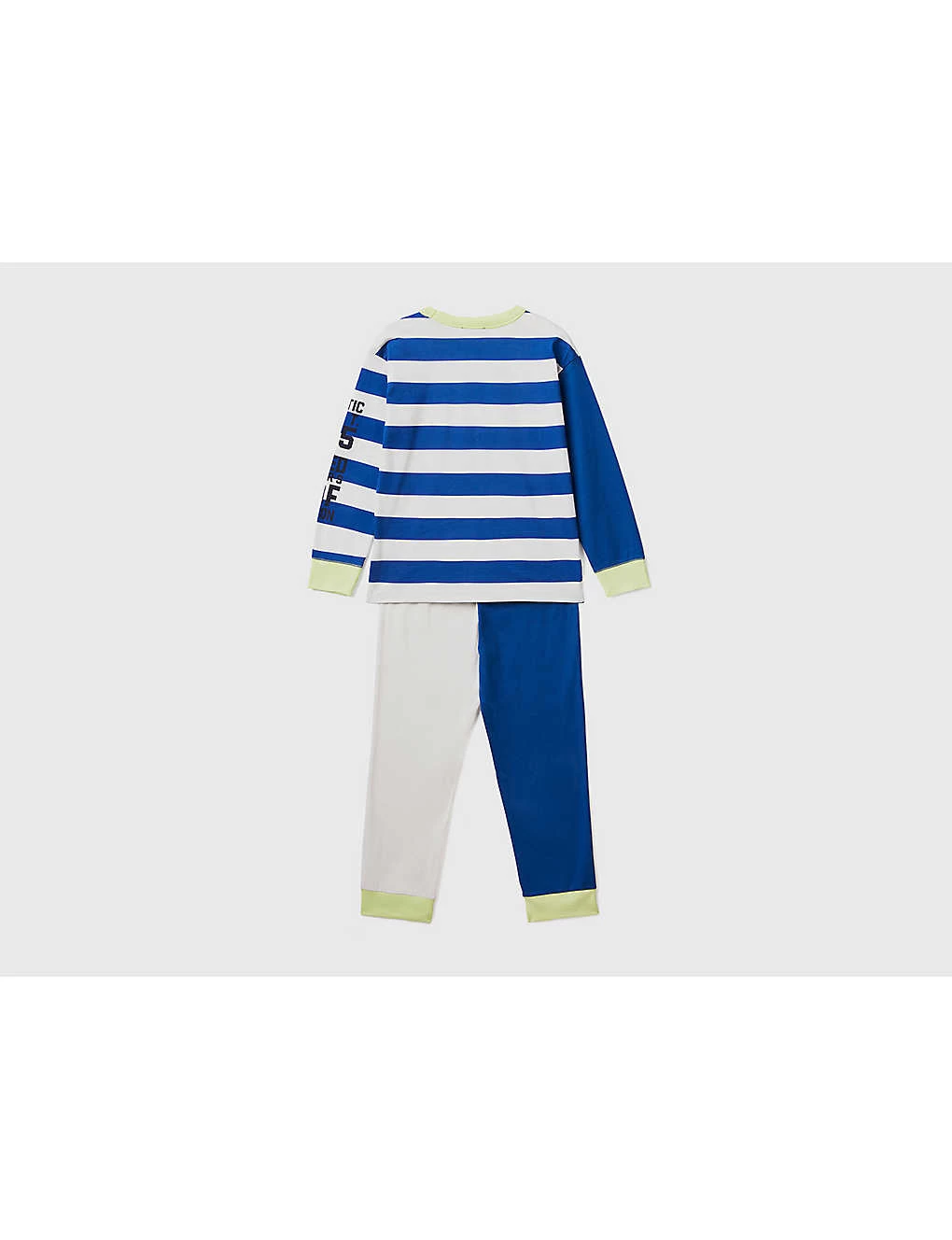 Benetton Striped Cotton-jersey Pyjama Set 18 Months - 12 Years 3 Benetton Striped Cotton-jersey Pyjama Set 18 Months - 12 Years - Image 3