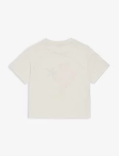 Olivia Rubin Mallory Printed Cotton-jersey T-shirt 4-13 Years -Kid Couture R04154818 WHITE ALT02