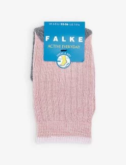 Falke Active Everyday Ribbed Stretch-woven Blend Socks 2-12 Years