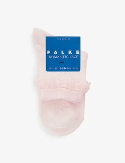 Falke Romantic Lace So Stretch-cotton Blend Socks 2-10 Years
