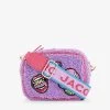 Marc Jacobs Brand-patch Teddy-texture Faux-shearling Kids' Shoulder Bag