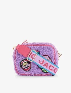 Marc Jacobs Brand-patch Teddy-texture Faux-shearling Kids' Shoulder Bag