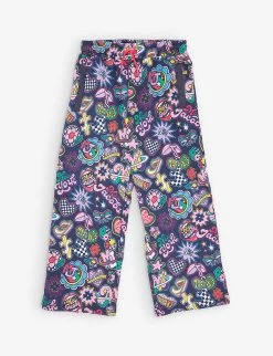 Marc Jacobs Graphic-print Straight-leg Cotton-jersey Jogging Bottoms 4-12 Years
