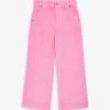 Marc Jacobs Logo-patch Flared Cotton-corduroy Trousers 6-12 Years