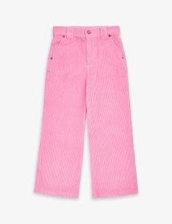 Marc Jacobs Logo-patch Flared Cotton-corduroy Trousers 6-12 Years