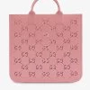 Gucci Monogram Top-handle Rubber Tote Bag