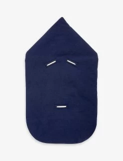 Gucci Logo-embroidered Striped Stretch-cotton Baby Nest -Kid Couture R04160244 OLTREMAREBONEMIX ALT02