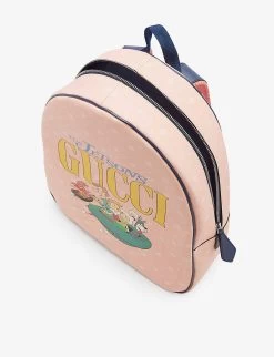 Gucci The Jetsons Graphic-print Faux-leather Kids' Backpack -Kid Couture R04160253 SMPINKROYAPALER ALT03
