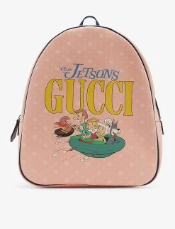 Gucci The Jetsons Graphic-print Faux-leather Kids' Backpack