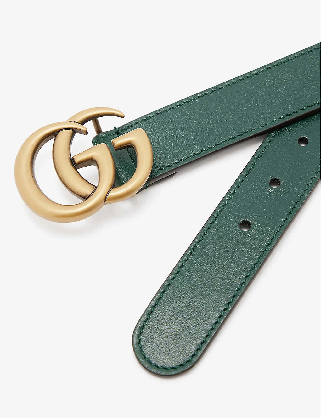 Gucci Logo-embellished Leather Belt 4-8 Years 2 Gucci Logo-embellished Leather Belt 4-8 Years - Image 2