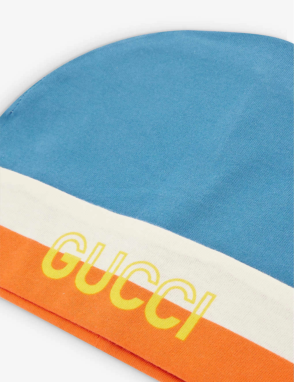 Gucci Brand-print Stripe-pattern Cotton-jersey Hat 2 Gucci Brand-print Stripe-pattern Cotton-jersey Hat - Image 2