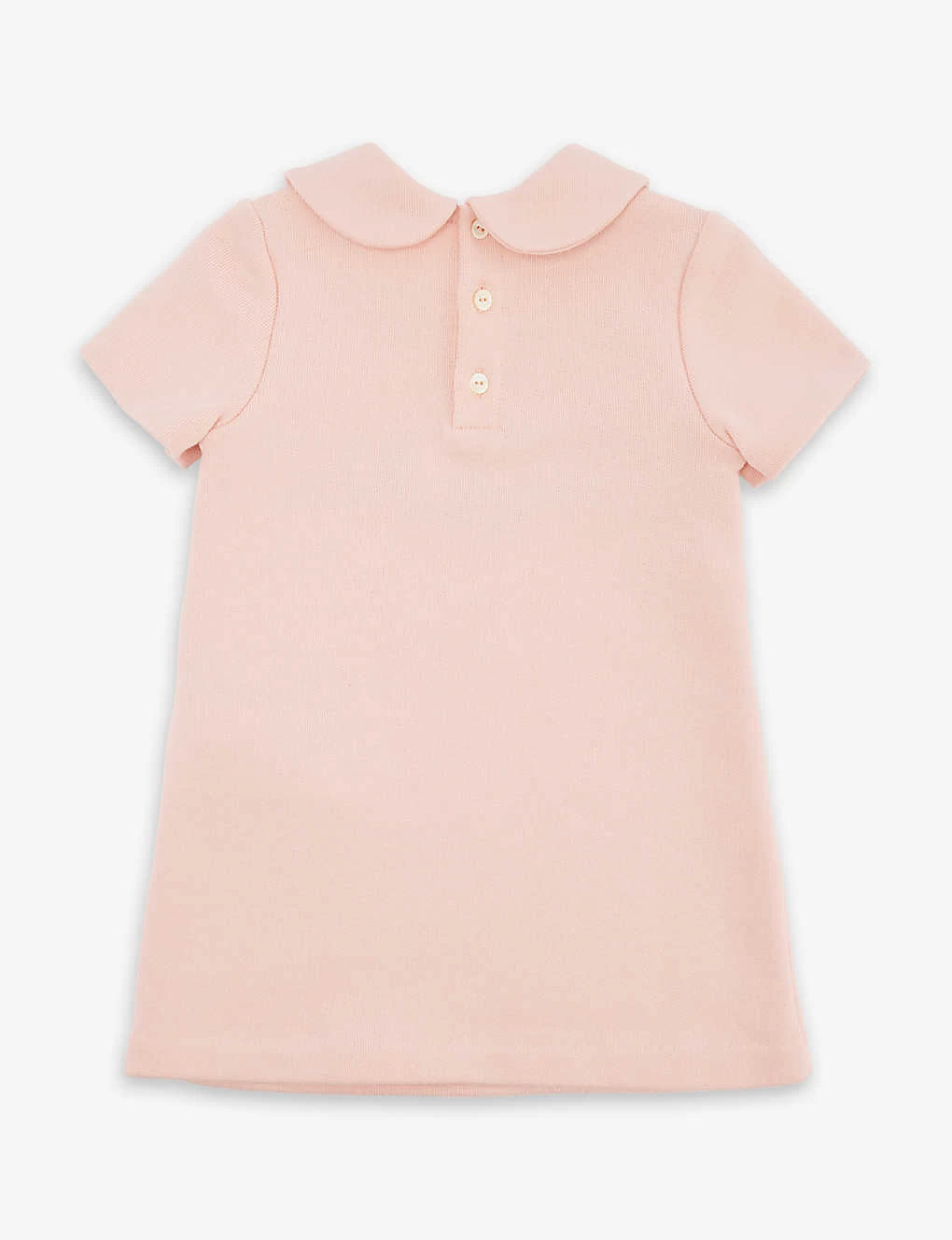 Gucci Logo-embroidered Peter-pan Collar Cotton-jersey Dress 6-36 Months 3 Gucci Logo-embroidered Peter-pan Collar Cotton-jersey Dress 6-36 Months - Image 3