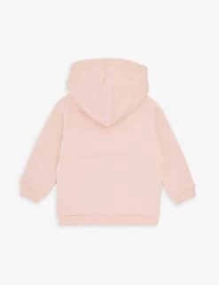 Gucci Monogram And Stripe-embroidered Cotton-jersey Hoody 18-36 Months -Kid Couture R04160275 SMOOTHPINKMIX ALT02