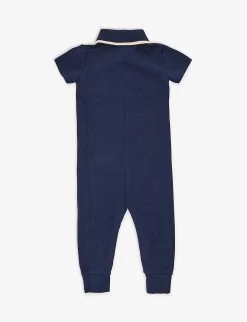 Gucci Contrast-trim Stretch-cotton Babygrow 0-18 Months 5 Gucci Contrast-trim Stretch-cotton Babygrow 0-18 Months -Kid Couture R04160288 OLTREMAREBONEMIX ALT02