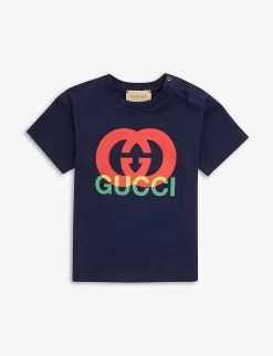 Gucci Logo-print Cotton-jersey T-shirt 6-36 Months