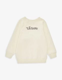 Gucci Brand-print Regular-fit Cotton-jersey Sweatshirt 24 Months-36 Months -Kid Couture R04160294 SUNKISSEDBLACKMC ALT02