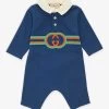 Gucci Logo-print Cotton-jersey Babygrow 0-9 Months
