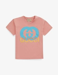 Gucci Logo-print Cotton-jersey T-shirt 6-36 Months