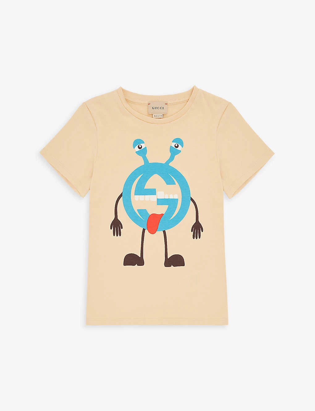 Gucci Graphic-print Short-sleeve Cotton-jersey T-shirt 4-12 Years 1 Gucci Graphic-print Short-sleeve Cotton-jersey T-shirt 4-12 Years