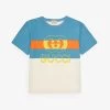 Gucci Logo-print Stripe-pattern Cotton-jersey T-shirt 4-10 Years