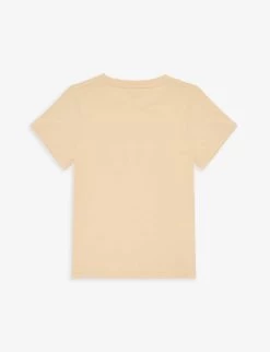 Gucci Brand-print Short-sleeve Cotton-jersey T-shirt 4-12 Years -Kid Couture R04160304 SHORTBREADMC ALT02