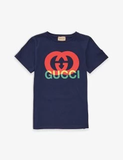 Gucci Logo-print Cotton-jersey T-shirt 4-12 Years