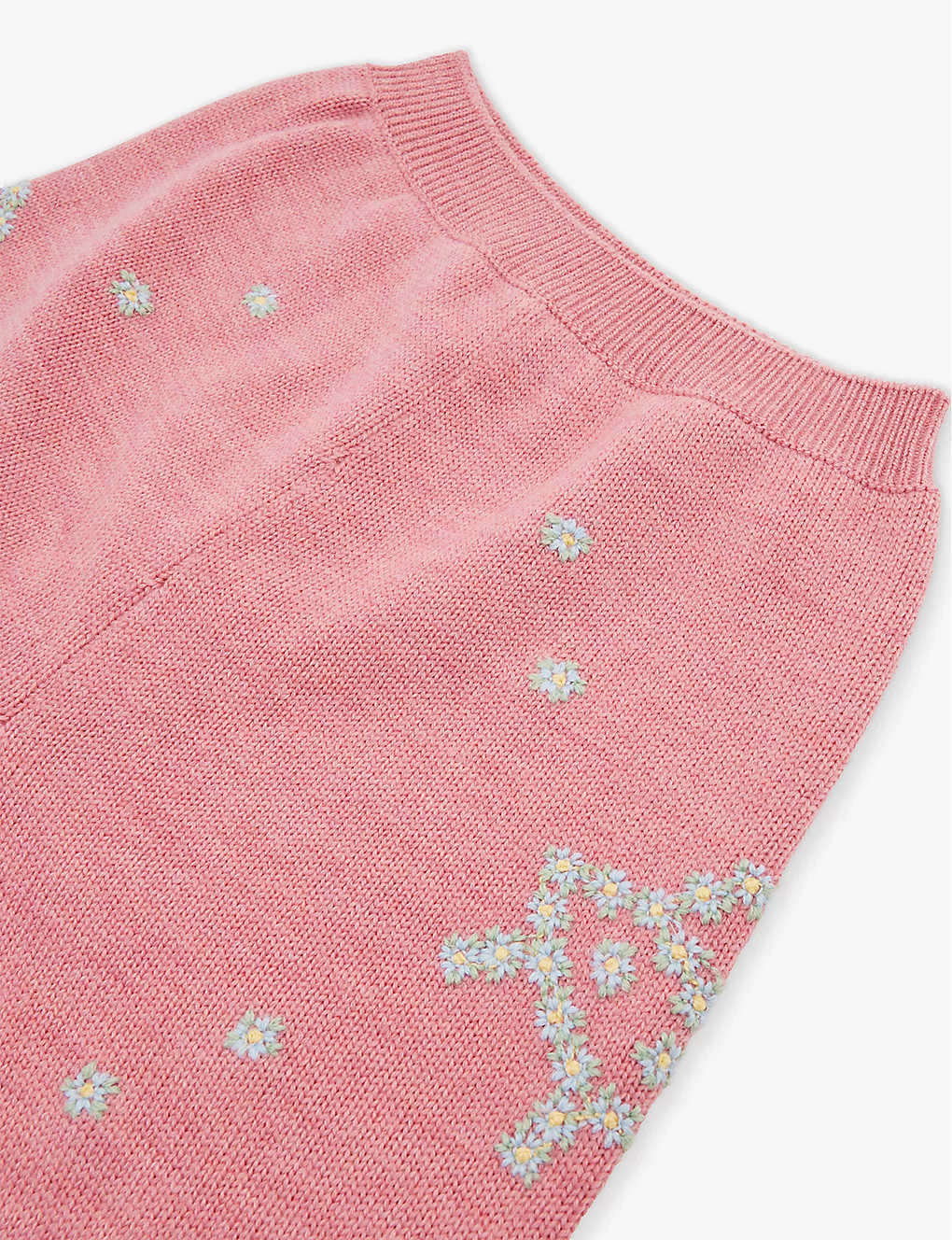 Gucci Floral-embroidered Knitted Wool Shorts 8-12 Years 2 Gucci Floral-embroidered Knitted Wool Shorts 8-12 Years - Image 2