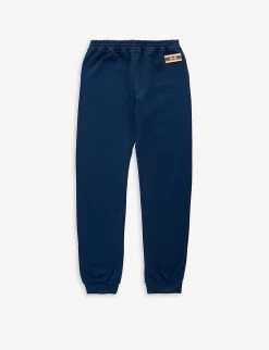Gucci Logo-patch Elasticated-waist Cotton-jersey Jogging Bottoms 4-12 Years