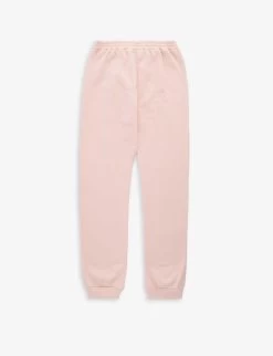 Gucci Logo-patch Elasticated-waist Cotton-jersey Jogging Bottoms 8-12 Years -Kid Couture R04160358 SMOOTHPINKMIX ALT02