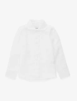 Reiss Ruban Long-sleeve Linen Shirt 4-12 Years