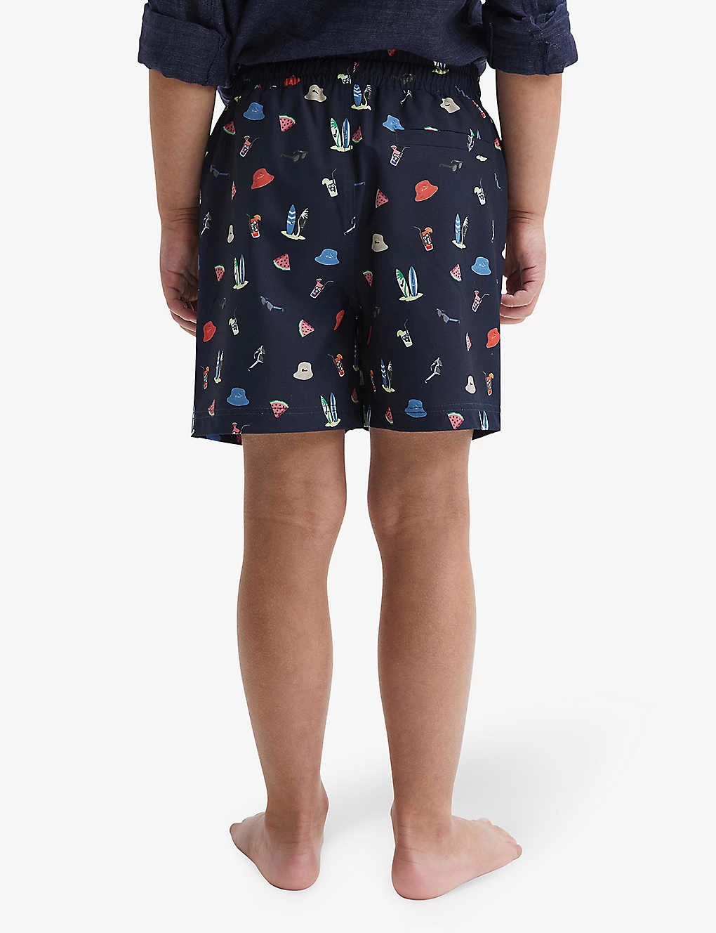 Reiss Augustus Beach-print Stretch Recycled-polyester Shorts 4-12 Years 5 Reiss Augustus Beach-print Stretch Recycled-polyester Shorts 4-12 Years - Image 5