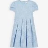 Reiss Amalie Floral-textured Cotton-blend Dress 4-12 Years