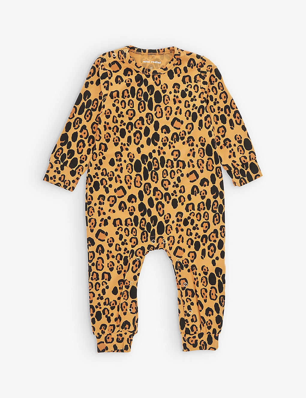 Mini Rodini Basic Leopard-print Long-sleeve Jumpsuit 1-9 Months 1 Mini Rodini Basic Leopard-print Long-sleeve Jumpsuit 1-9 Months