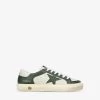 Golden Goose May Panelled Leather Low-top Trainers 6 Months-5 Years