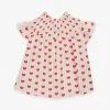 Vivi Striped Heart-print Organic-cotton Dress 6 Months-3 Years