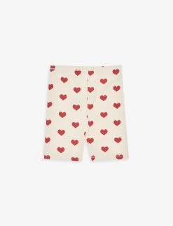 Reya Heart-print Stretch-organic Cotton Blend Shorts 9 Months-3 Years 5 Reya Heart-print Stretch-organic Cotton Blend Shorts 9 Months-3 Years -Kid Couture R04166458 BONCOEUR ALT02