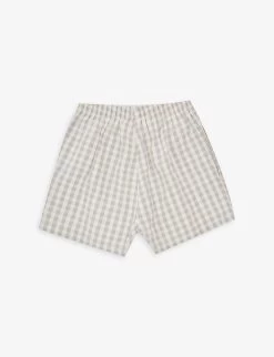 Kim Check-seersucker Organic-cotton Shorts 9 Months-3 Years -Kid Couture R04166462 SLEETCHECK ALT02