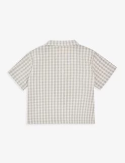 Kim Check-seersucker Organic-cotton Shirt 9 Months-3 Years -Kid Couture R04166463 SLEETCHECK ALT02