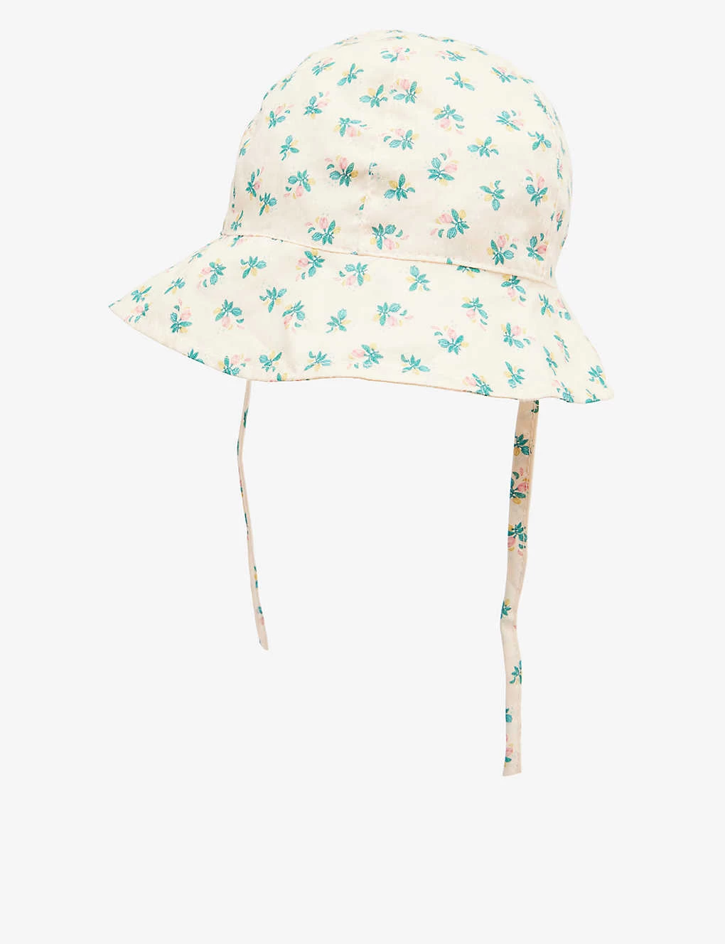 Cille Floral-print Wide-brim Cotton Bonnet 0-9 Months 1 Cille Floral-print Wide-brim Cotton Bonnet 0-9 Months