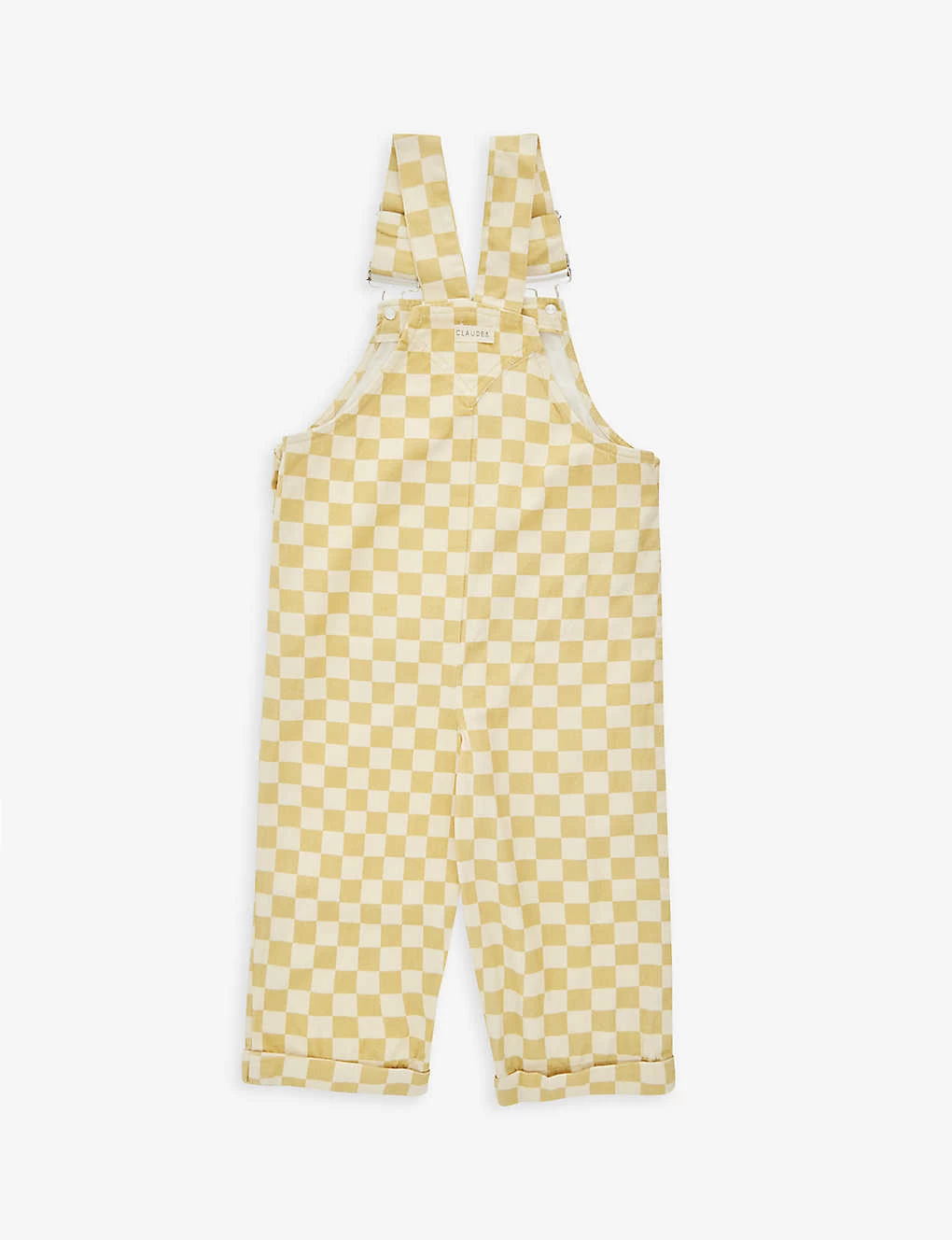 Checkerboard Straight-leg Organic-cotton Dungarees 6 Months-4 Years 3 Checkerboard Straight-leg Organic-cotton Dungarees 6 Months-4 Years - Image 3