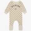 Milking It Strech-cotton Romper 0-12 Months