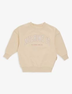 Milking It Organic-cotton Sweatshirt 3 Months-3 Years