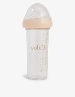 Chloé Logo-print Silicone Baby Bottle 210ml -Kid Couture R04167156 OFFWHITE ALT02