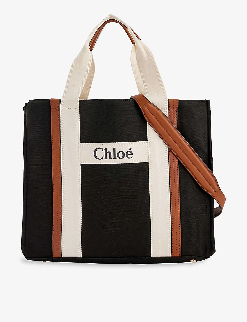 Chloé Brand-print Cotton-canvas Baby Changing Bag 1 Chloé Brand-print Cotton-canvas Baby Changing Bag