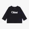 Chloé Logo-appliqué Organic-cotton Top 6 Months - 3 Years