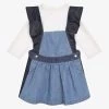 Chloé T-shirt And Denim Cotton Dress Set 6 Months - 3 Years