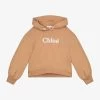 Chloé Logo-embroidered Cotton-jersey Hoody 4-14 Years