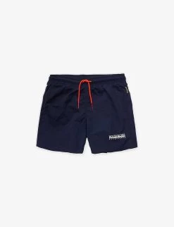 Napapijri Box Logo-print Swim Shorts 6-16 Years
